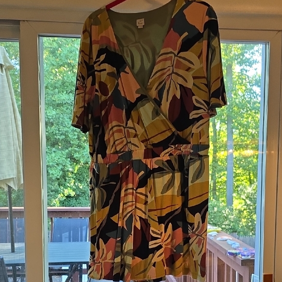 LOFT Other - Loft Beach Romper Cover Up L